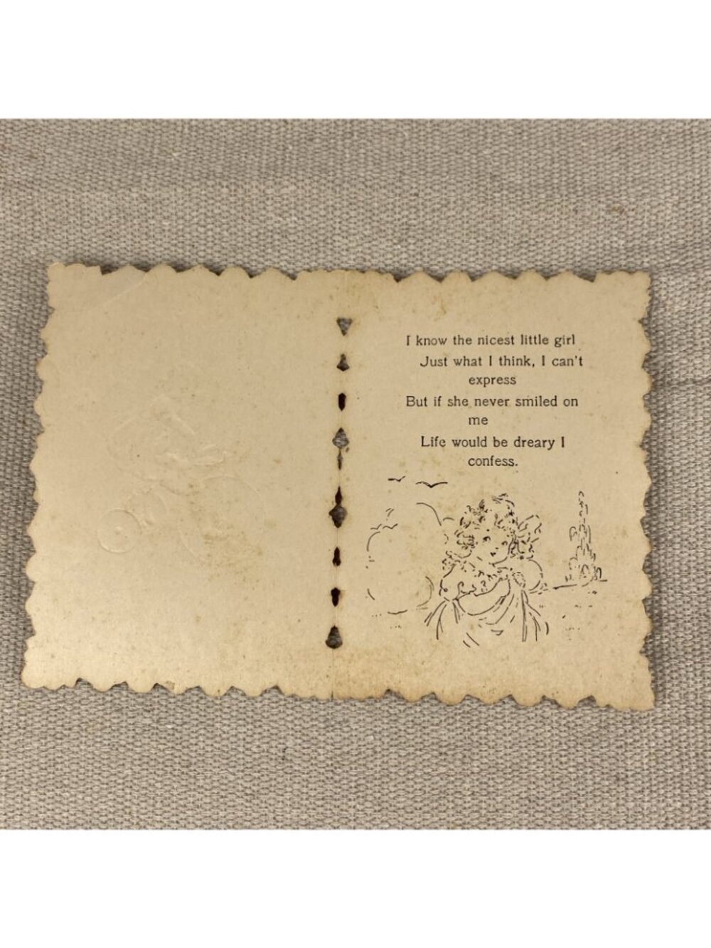 Lot Of 7 Antique Whitney Made Valentine's Day Cards Die Cut Embossed 1920s - Picture 13 of 16